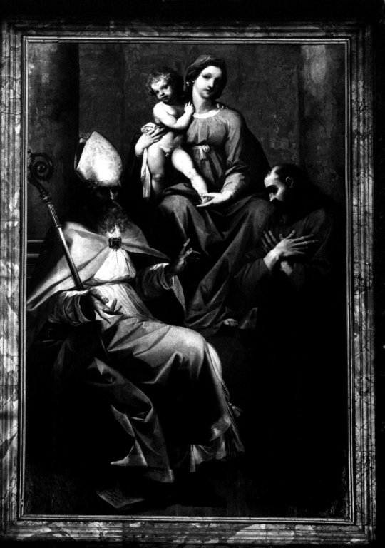 Madonna con Bambino e Santi (pala d'altare) di Cesari Giuseppe detto Cavali